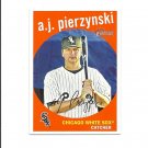 A.J. Pierzynski 2008 Topps Heritage Card #536 Chicago White Sox A.J. Pierzynski 2008 Topps Heritage Card #536 Chicago White Sox