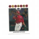 Justin Upton 2008 Topps Chrome Card #38 Arizona Diamondbacks/Atlanta Braves Justin Upton 2008 Topps Chrome Card #38 Arizona Diamondbacks/Atlanta Braves