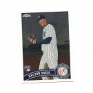 Hector Noesi 2011 Topps Chrome Rookie Card #218 New York Yankees/Seattle Mariners