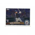 Mike Nickeas 2011 Topps Chrome Rookie Card #189 New York Mets Mike Nickeas 2011 Topps Chrome Rookie Card #189 New York Mets