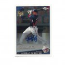 Jordan Schafer 2009 Topps Chrome Certified Rookie Autograph #221 Atlanta Braves/Houston Astros Jordan Schafer 2009 Topps Chrome Certified Rookie Autograph #221 Atlanta Braves/Houston Astros