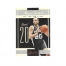 Manu Ginobili 2010-11 Panini Classics #20 San Antonio Spurs