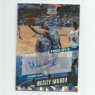Wesley Iwundu 2017-18 Prestige Crystal Cracked Ice Bonus Shots Rookie Autograph #61 Orlando Magic Wesley Iwundu 2017-18 Prestige Crystal Cracked Ice Bonus Shots Rookie Autograph #61 Orlando Magic