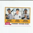 Gleyber Torres Clint Frazier Miguel Andujar 2018 Topps Archives 81 Future Stars #FSYAN Yankees