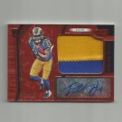 Darrell Henderson 2019 Certified Freshman Fabric Red Etch RPA #206 (24/25) Los Angeles Rams