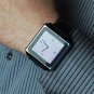 imStans watch band for iPod Nano 6 -black leather strap