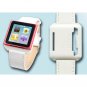 imStans watch band for iPod Nano 6 -white leather strap