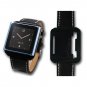 imStans watch band for iPod Nano 6 -black leather strap