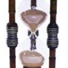 Antique Wood Hourglass Sand Timer