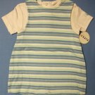 Circo Baby Blue Stripe Romper & Tee Set - size 12m