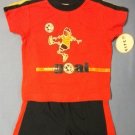 Circo Baby Orange Soccer Tee & Short - size 9m