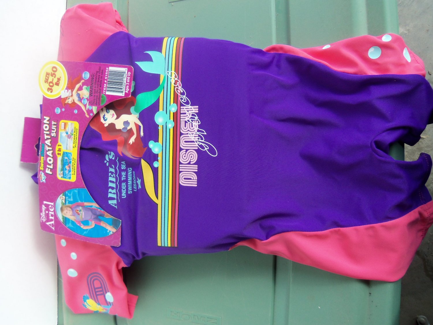 Disney Ariel Swim / Pool Flotation Suit