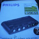 Philips Manual 3-way TV Game Switcher SFS2822T/17