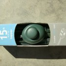 15 Feet Green Holiday Indoor Foot Tapper Extension Cord