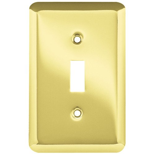 Brainerd Polished Brass Switch & Outlet Metal Wall Plates