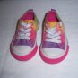 Childrens Place Toddler Girls Rainbow Canvas Sneakers Size 3M