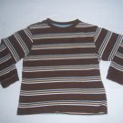 Greendog Toddler Boy's Brown Striped Shirt Size 4T