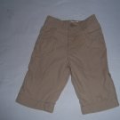 Old Navy Infant Baby Girl's Khaki Capri's Size 3-6M