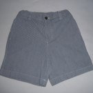 J Khaki Little Boy's Blue & White Striped Shorts Size 7