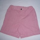 J Khaki Little Boy's Red & White Striped Shorts Size 7