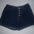PARIS BLUES WOMENS JUNIORS MINI DENIM SHORTS SIZE 0
