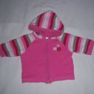 CHILDRENS PLACE INFANT BABY GIRLS PINK FLEECE SWEATER 0-3M