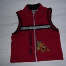 SCOOBY DOO WEAR LITTLE BOY'S FLEECE VEST SIZE 6
