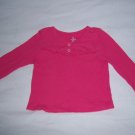 OLD NAVY INFANT BABY GIRLS PINK LONG SLEEVE TOP 12-18 M