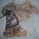 Akademiks Little Boys Brown & White T-shirt Size 7