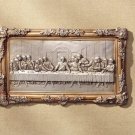Last supper bas-relief