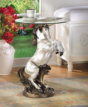 unicorn accent table