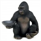 gorilla serving statue