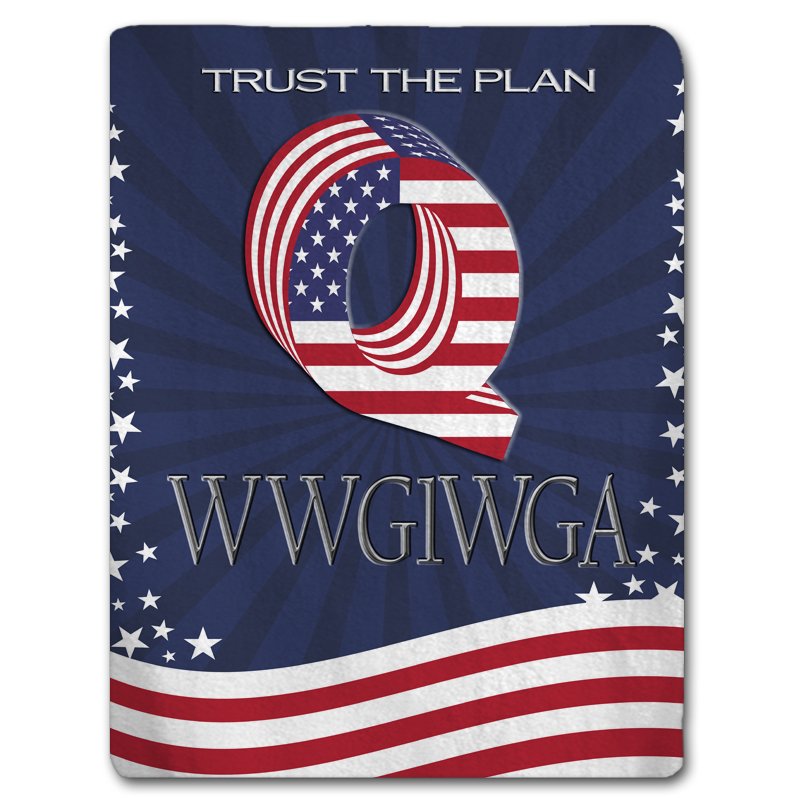 Custom WWG1WGA Plush Fleece Blanket