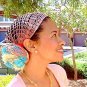 Natural Hair Accessories-Headband-HairWrap-Headwrap Coral Turquoise (OOAK). Styling Video Link Inc.