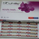 Dental NT-UNAY Acrylic Teeth Dentures Set  ,10 *  full mouth sets  Free Shipping