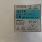Dental Silk Sutures Black Braided 1 Dozen 3-0 75cm Non Absorbable By Assut