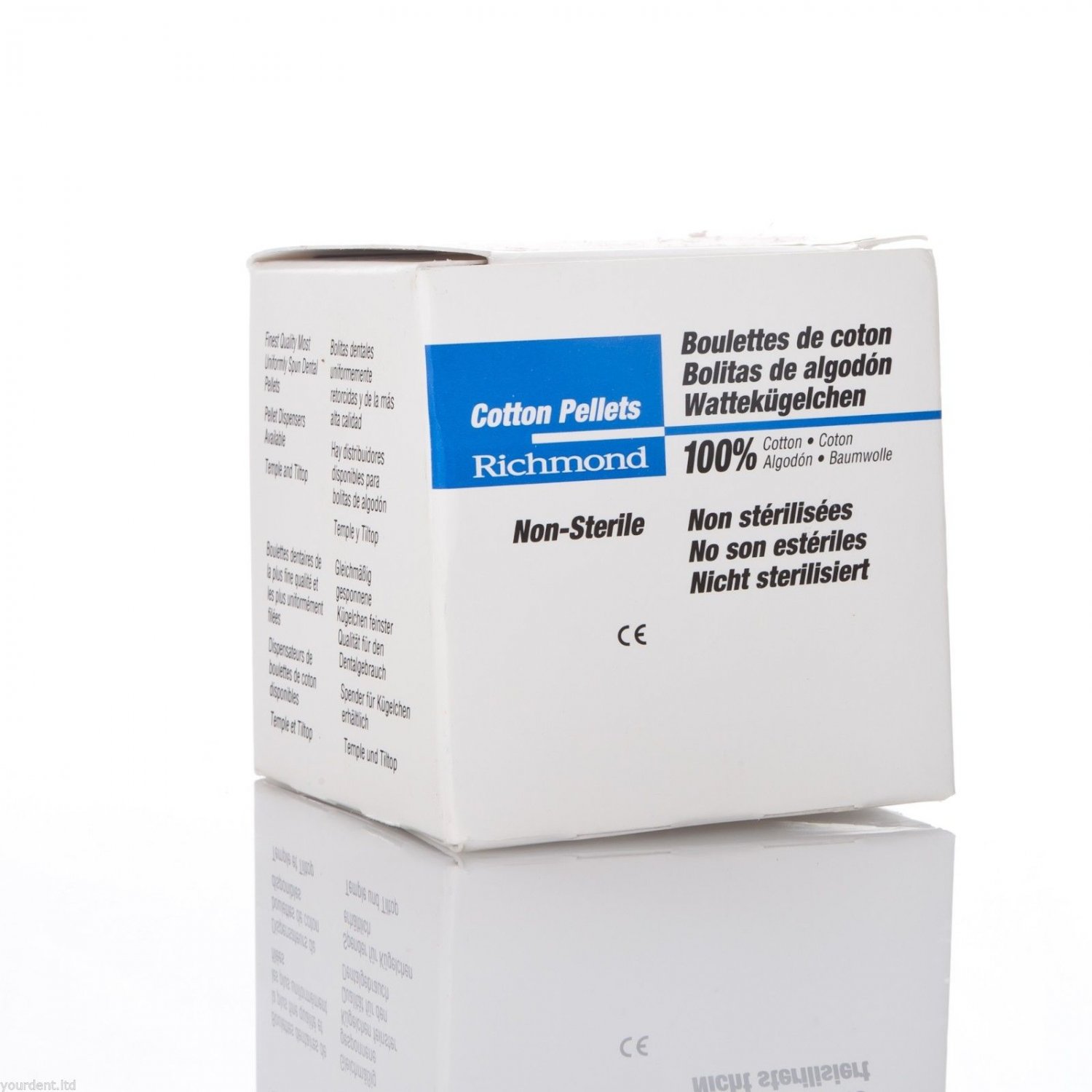 Dental Cotton Pellets by Richmond 2500 pc 3mm FREE SHIPPING