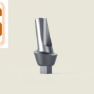 Dental Five Angular Aesthetic Abutments 2mm Curve Minor