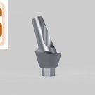 Dental Five Angular Aesthetic Abutments 2mm Curve Minor 25°