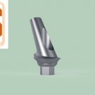 Dental Five Angular Aesthetic Abutments 1mm Curve Concave Minor 25°