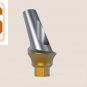 Dental Five Angular Aesthetic Abutments 2mm Curve Concave Minor 25° Tin Coating