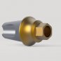 Dental Five Angular Aesthetic Abutments 1mm Curve Concave Minor 15° Tin T