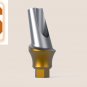 Dental Five Angular Aesthetic Abutments 3mm Curve Concave Minor 15° Tin T
