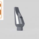 Dental Five Angular Aesthetic Abutments  9mm Smooth Minor Leaf Minor 15° Tin