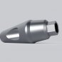Dental Five Angular Aesthetic Abutments 11mm Smooth Minor 25° Smooth Shape