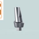Dental Five Angular Aesthetic Abutments  2mm Curve Wide  15°
