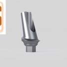 Dental Five Angular Aesthetic Abutments 1mm Curve ConCave Minor
