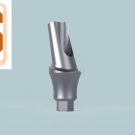 Dental Five Angular Aesthetic Abutments 4mm Curve ConCave Minor