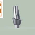 Dental Five Angular Aesthetic Abutments 3mm Curve Minor