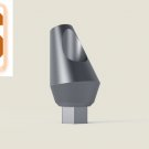 Dental Five Angular Aesthetic Abutments  7mm Smooth Minor  25° Smooth Shape